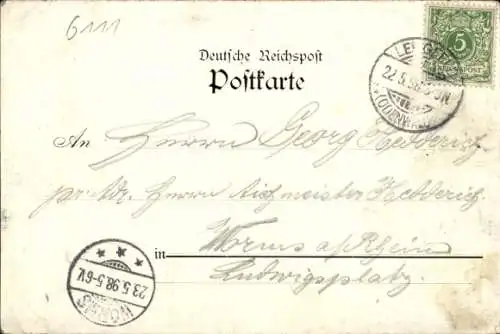 Litho Zipfen Otzberg im Odenwald, Burg Ötzberg, Burgeinfahrt, Gasthof