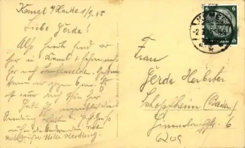 Ak Kemel Heidenrod im Taunus, Gasthaus zum heiligen Cyprian