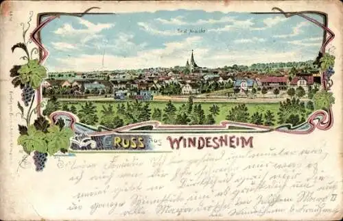 Litho Windesheim in Rheinland Pfalz, Gesamtansicht