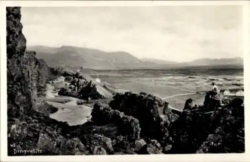 Ak Island, Þingvellir, Totalansicht