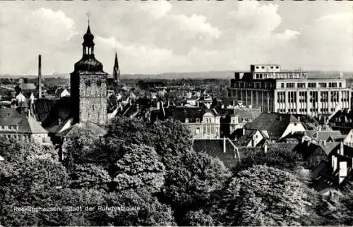 Ak Recklinghausen in im Ruhrgebiet, Stadtansicht