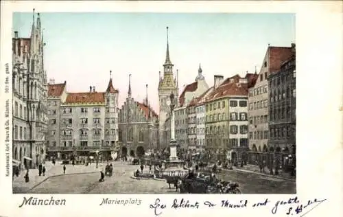 Ak München, Marienplatz