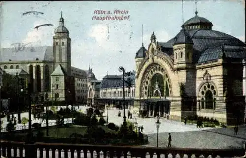 Ak Köln am Rhein, Hauptbahnhof