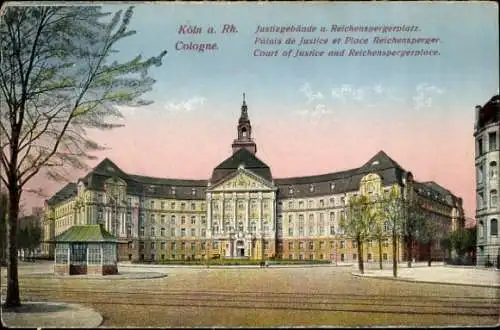 Ak Köln am Rhein, Justizgebäude, Reichenspergerplatz