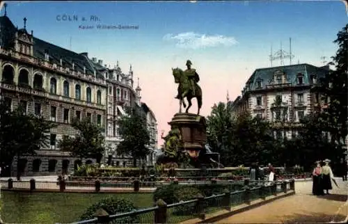 Ak Köln am Rhein, Kaiser Wilhelm-Denkmal