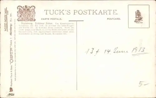 Künstler Ak Flower, Charles, Nürnberg in Mittelfranken Bayern, Schöner Erker