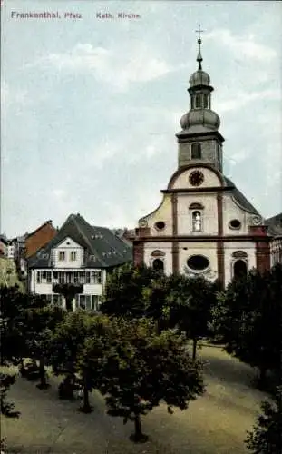 Ak Frankenthal in der Pfalz, Katholische Kirche