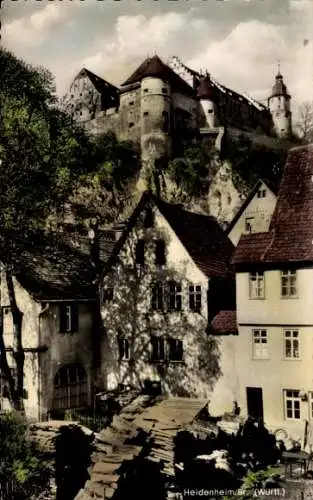 Ak Heidenheim an der Brenz, Blick zum Schloss