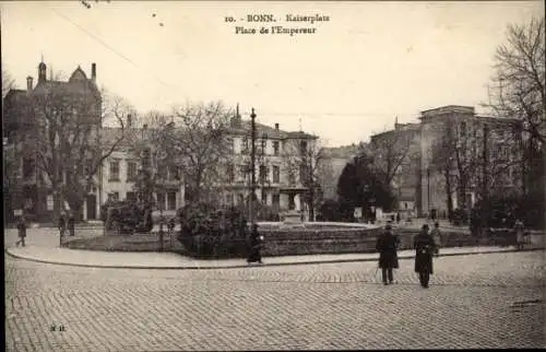 Ak Bonn in Nordrhein Westfalen, Partie auf dem Kaiserplatz