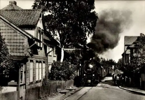 Ak Wernigerode am Harz, Harzquerbahn, Eisenbahn