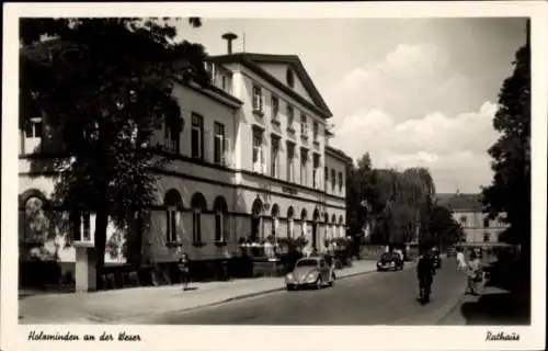 Ak Holzminden an der Weser, Rathaus