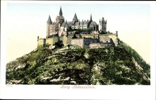 Ak Zimmern Bisingen im Zollernalbkreis, Burg Hohenzollern