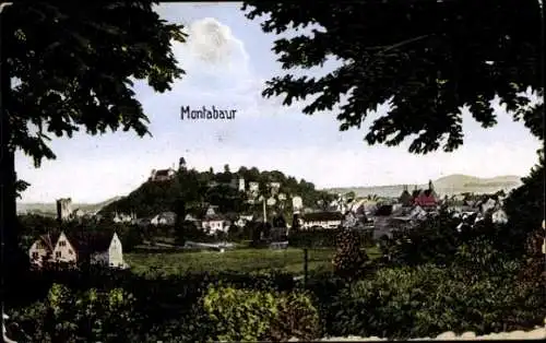 Ak Montabaur im Westerwaldkreis, Blick auf Ortschaft