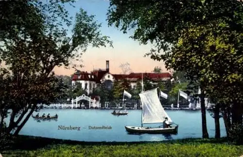 Ak Nürnberg in Mittelfranken, Dutzendteich