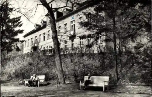 Ak Bad Freienwalde an der Oder, Partie am Berghaus