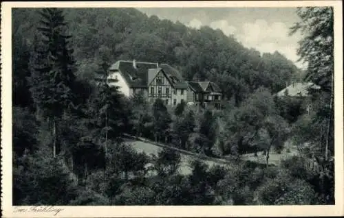 Ak Bad Freienwalde an der Oder, Frauenmissionsschule, Bibelhaus Malche, Frühling