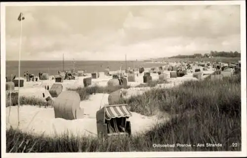 Ak Ostseebad Prerow auf dem Darß, Strand