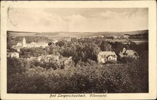 Ak Langenschwalbach Bad Schwalbach im Taunus, Villenviertel