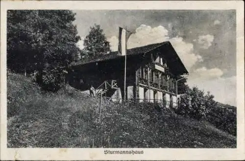 Ak Obermaiselstein im Oberallgäu Schwaben, Sturmannshöhle, Sturmannshaus