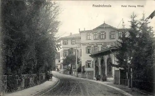 Ak Friedrichroda im Thüringer Wald, Hotel Herzog Alfred, Pension 