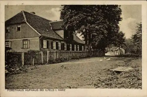 Ak Ilfeld am Harz Thüringen, Forsthaus Hufhaus