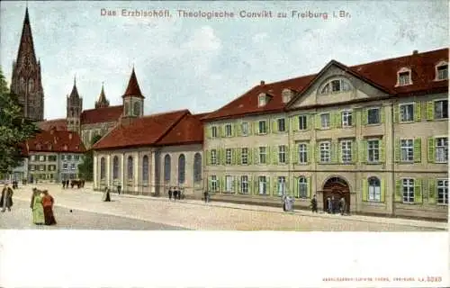 Ak Freiburg im Breisgau, Erzbischöfliches Theologisches Convikt