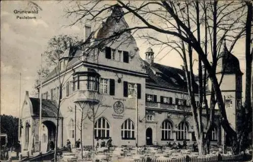 Ak Berlin Zehlendorf, Grunewald, Paulsborn