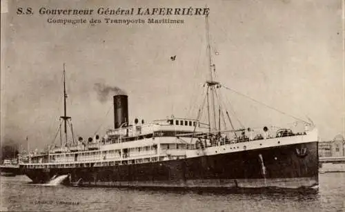 Ak Paquebot SS Gouverneur General Laferriére, CGT