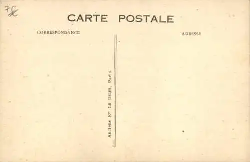 Ak Paquebot Paris, CGT French Line, Innenbereich, La Chapelle