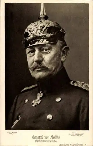 Ak General von Moltke, Chef des Generalstabes, Portrait