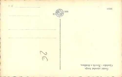 Foto Ak Zwei Männer in tschechischer Volkstracht, Portrait