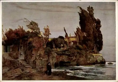 Künstler Ak Böcklin, Arnold, Villa am Meer