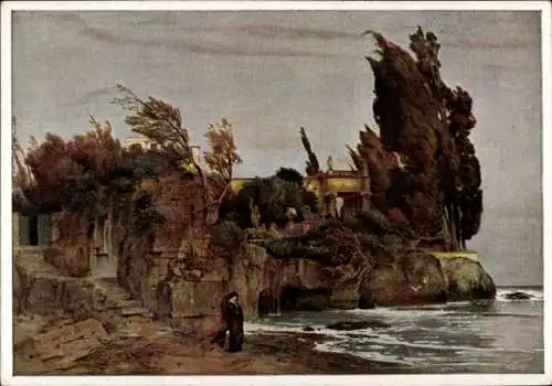 Künstler Ak Böcklin, Arnold, Villa am Meer