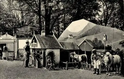 Ak Schaefer's Märchenstadt Lilliput, Pony