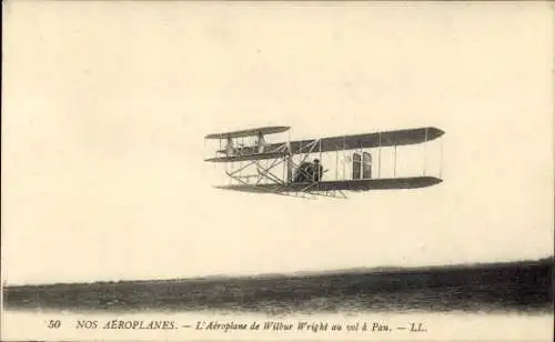 Ak Nos Aéroplanes, L'Aéroplane de Wilbur Wright en vol