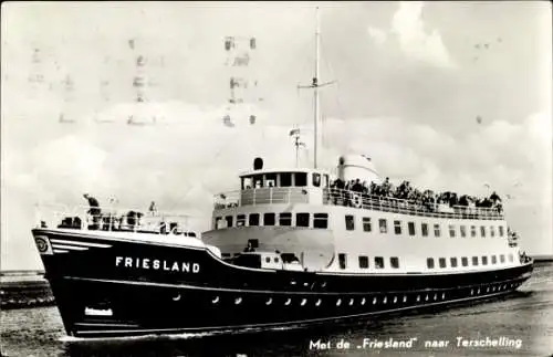 Ak Terschelling Friesland Niederlande, Fährschiff Friesland