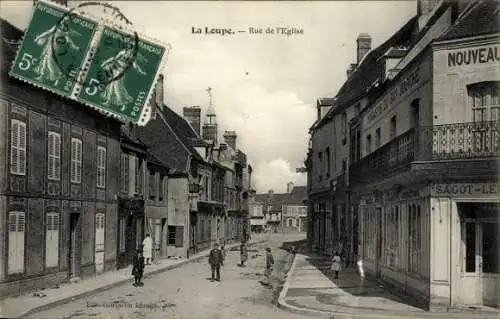 Ak La Loupe Eure et Loir, rue de l'Eglise