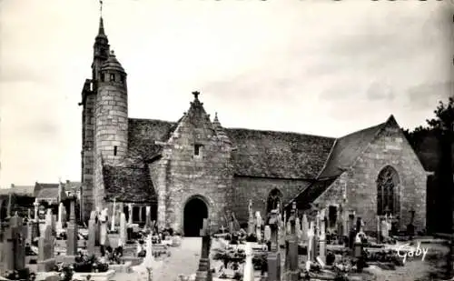 Ak Locquemeau Côtes-d’Armor, Kirche