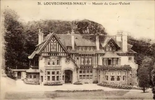 Ak Louveciennes-Yvelines, Manoir du Coeur Volant