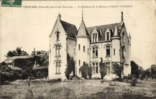 Ak Saint Varent Deux Sèvres, Chateau de la Brosse