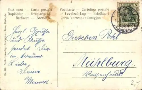 Ak Großherzogin Luise von Baden, Großherzog Friedrich I., goldene Hochzeit 1906