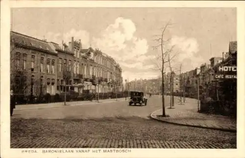 Ak Breda Nordbrabant Niederlande, Baronielaan, Mastbosch