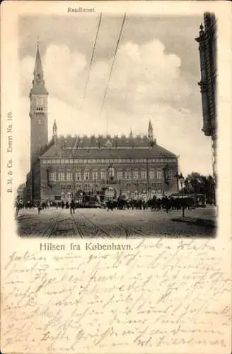 Ak København Kopenhagen Dänemark, Rathaus