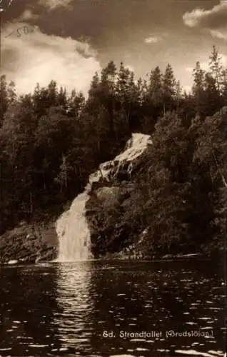 Ak Schweden, Brudslöjan, Strandfallet