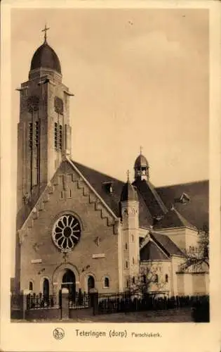 Ak Teteringen Nordbrabant, Pfarrkirche