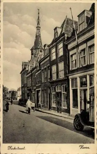 Ak Hoorn Nordholland Niederlande, Kerkstraat