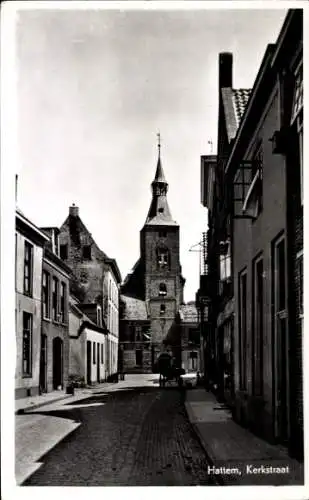 Ak Hattem Gelderland Niederlande, Kerkstraat