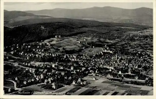 Ak Hofheim im Taunus Hessen, Fliegeraufnahme