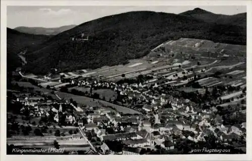 Ak Klingenmünster an der Weinstraße Pfalz, Fliegeraufnahme