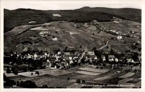 Ak Gleiszellen Gleishorbach in der Pfalz, Fliegeraufnahme